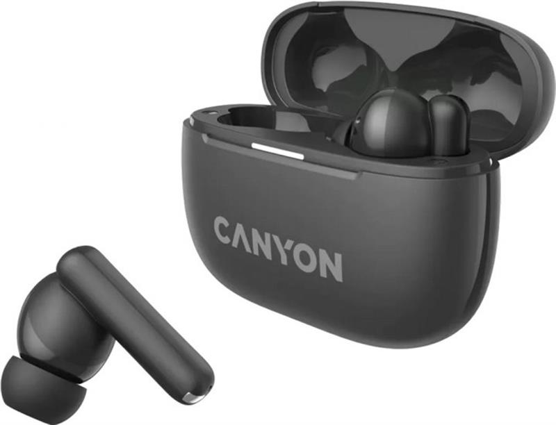 Bluetooth-гарнітура Canyon OnGo TWS-10 ANC ENC Black (CNS-TWS10B)