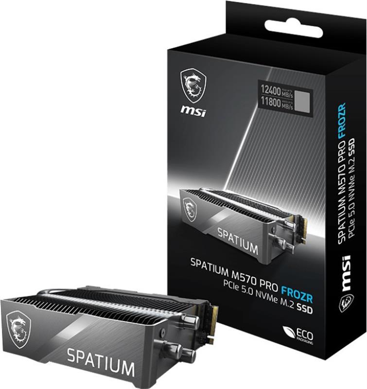 Накопичувач SSD 2TB MSI Spatium M570 Pro M.2 2280 PCIe 5.0 x4 NVMe 3D NAND (S78-440Q670-P83)