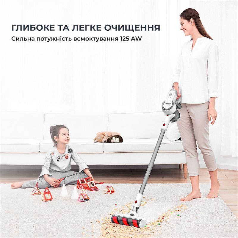 Акумуляторний пилосос Jimmy Wireless Vacuum Cleaner Silver (JV53S)