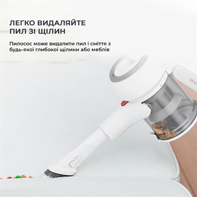 Акумуляторний пилосос Jimmy Wireless Vacuum Cleaner Silver (JV53S)