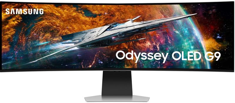 Монітор Samsung 49" Odyssey OLED G9 G95SC (LS49CG954SIXUA) Black/White Curved