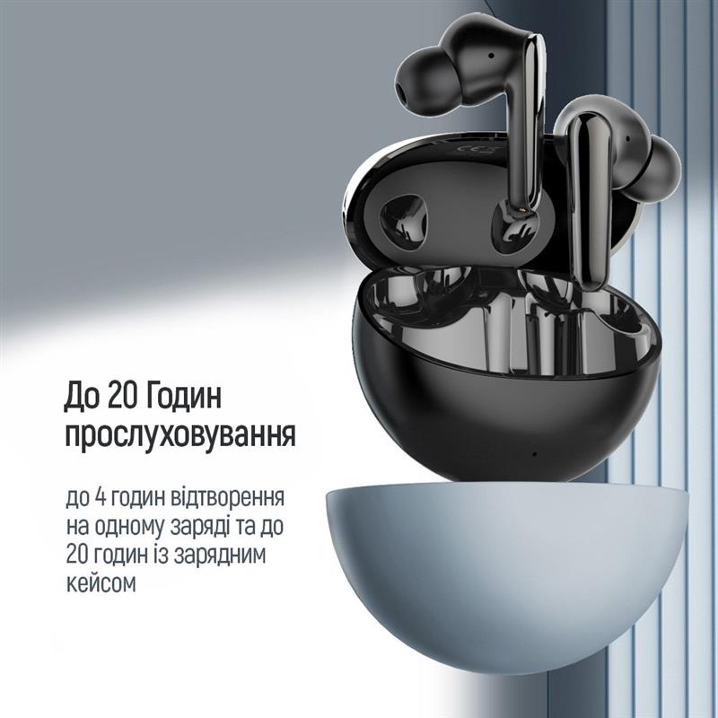 Bluetooth-гарнітура СolorWay TWS-3 Earbuds Black (CW-TWS3BK)