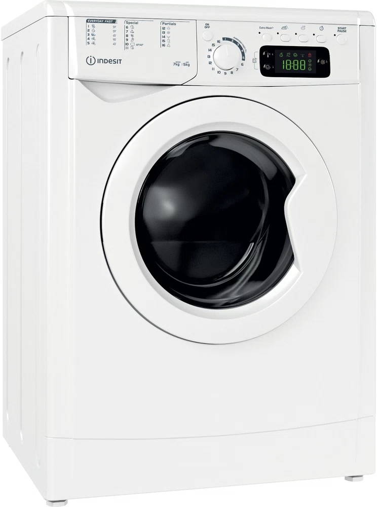 Пральна машина з сушкою Indesit EWDE 71280 W EU