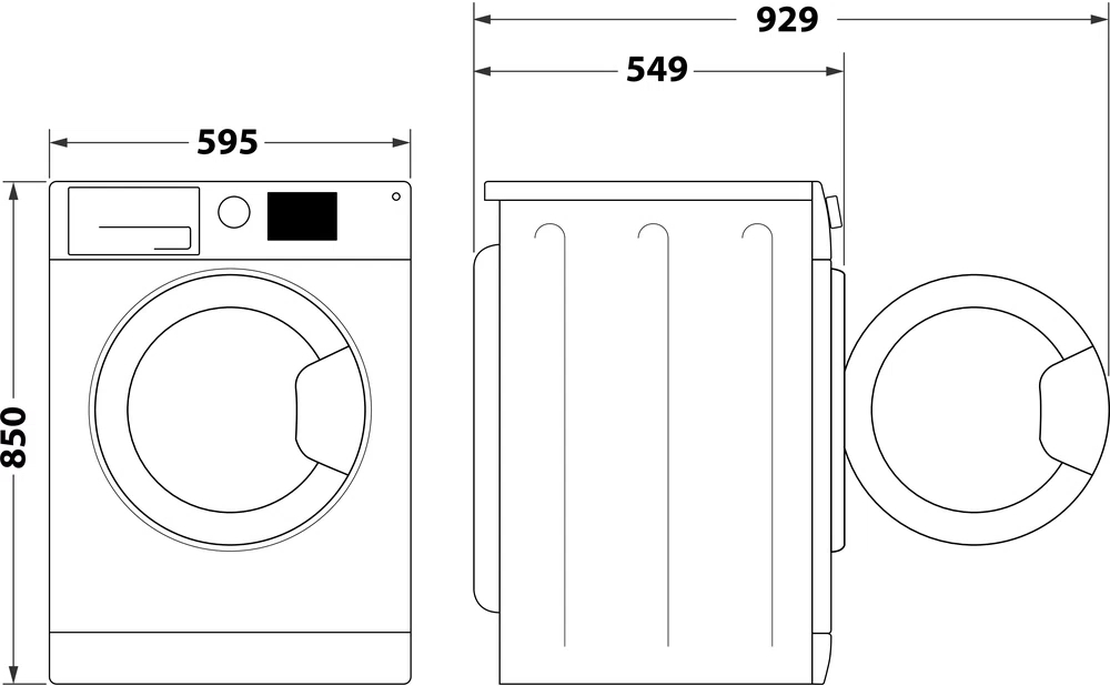 Пральна машина з сушкою Indesit EWDE 71280 W EU