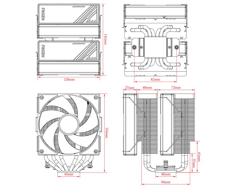 Кулер процесорний ID-Cooling Frozn A620 ARGB