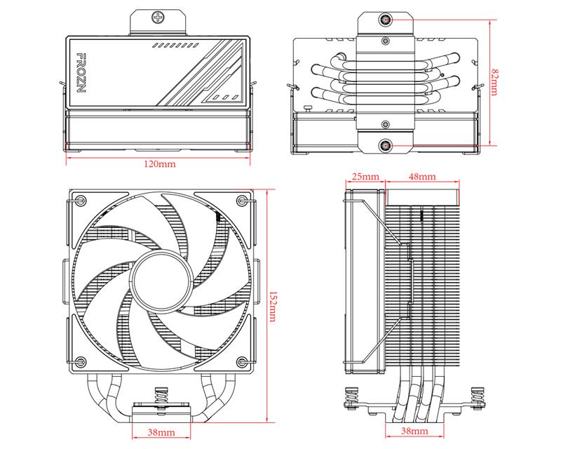 Кулер процесорний ID-Cooling Frozn A410 Black