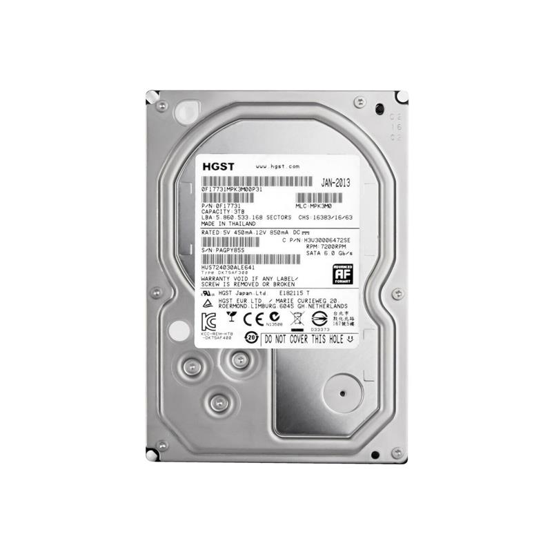 Накопичувач HDD SATA 2.0Tb Hitachi Deskstar 7K3000 7.2K 6G SATA 3.5 (HUA723020ALA640)_Refurbished