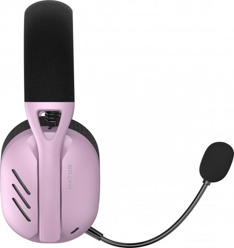 Bluetooth-гарнiтура Hator Hyperpunk 2 Wireless Tri-mode Black/Lilac (HTA-859)