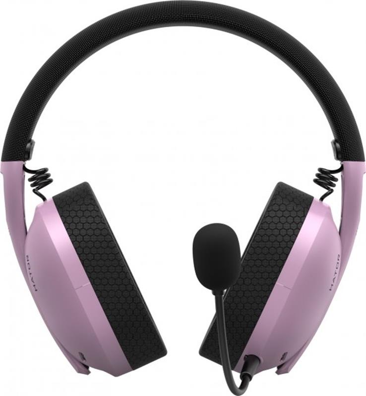 Bluetooth-гарнiтура Hator Hyperpunk 2 Wireless Tri-mode Black/Lilac (HTA-859)