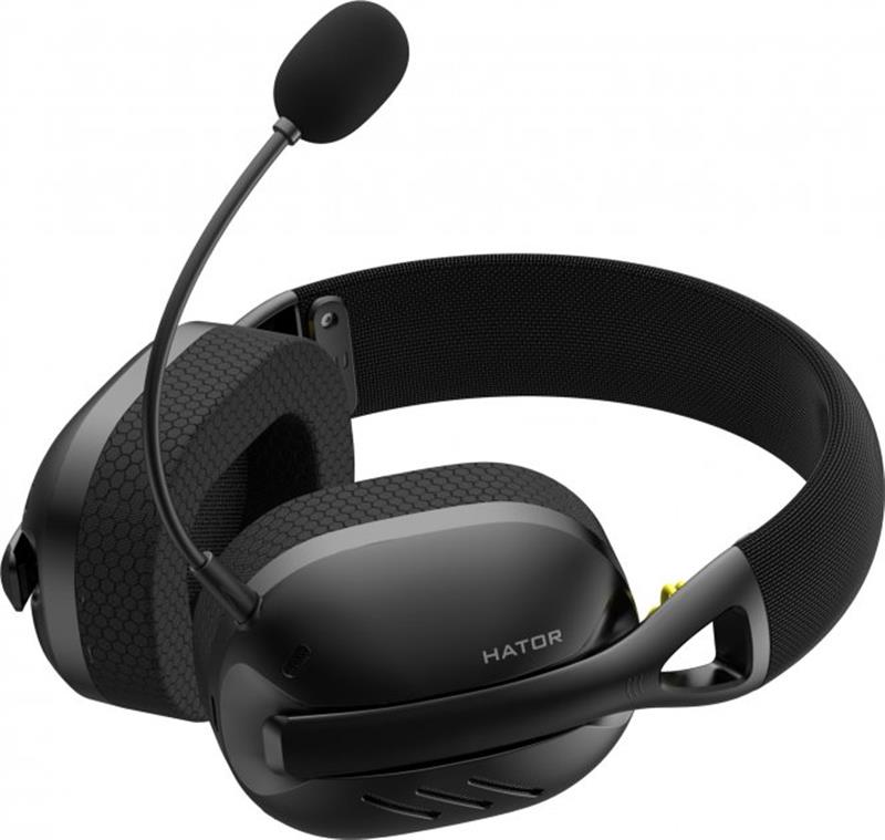 Bluetooth-гарнiтура Hator Hyperpunk 2 Wireless Tri-mode Black (HTA-855)