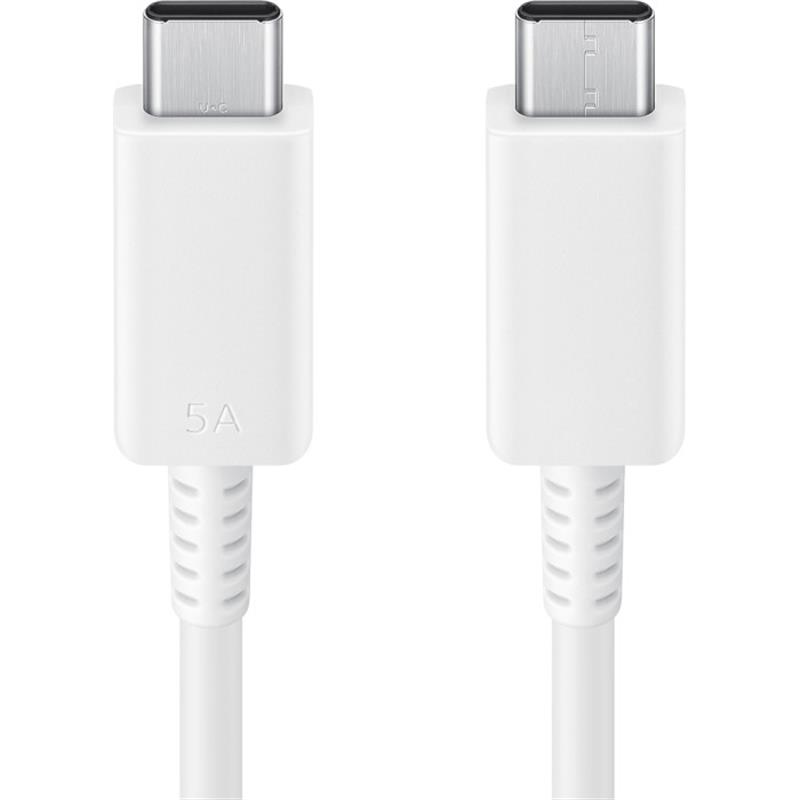 Кабель Samsung USB Type-C - USB Type-C (M/M), 5 A, 1.8 м, White (EP-DX510JWRGRU)