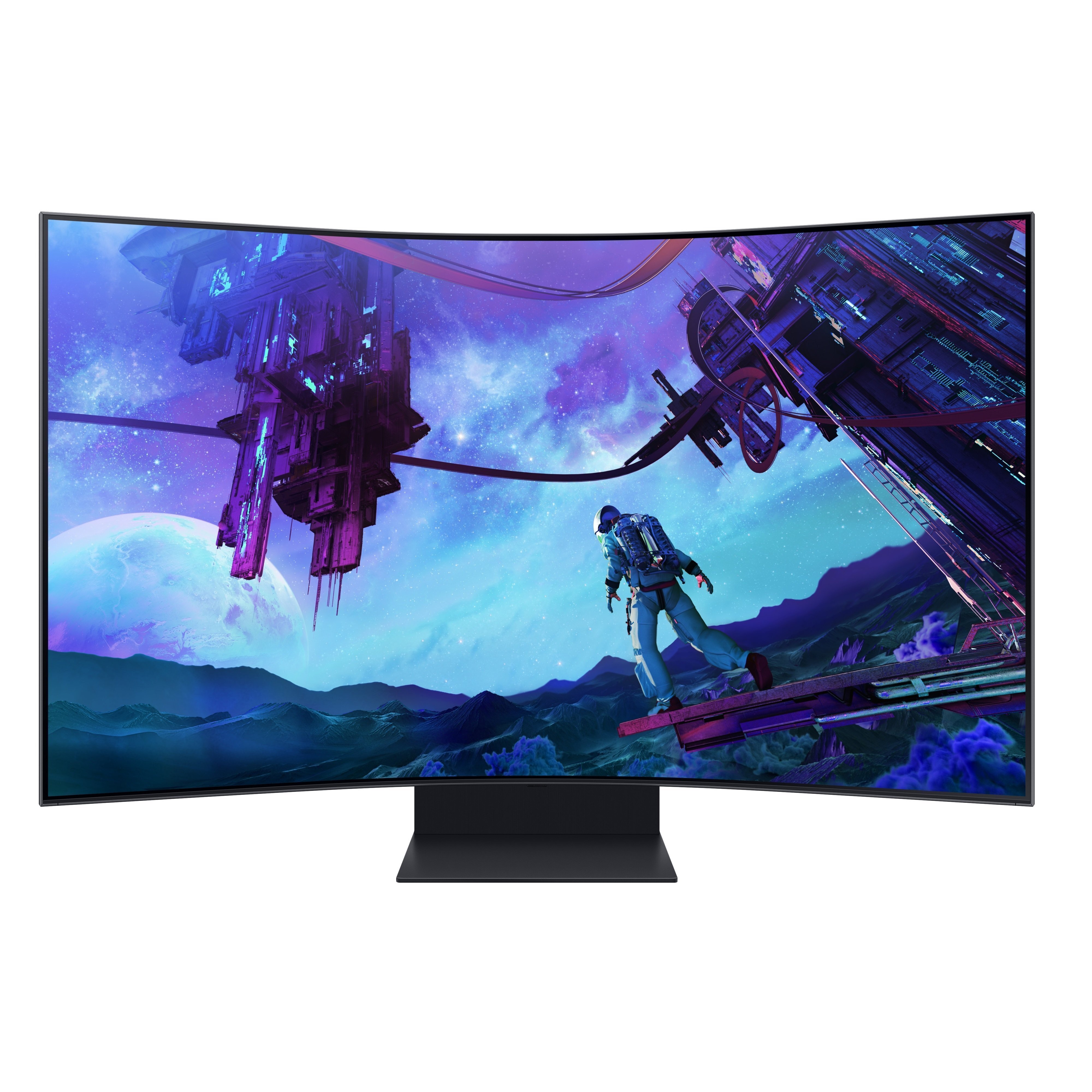 Монітор Samsung 55" Odyssey Ark G97NC (LS55CG97WNIXUA) VA Black Curved