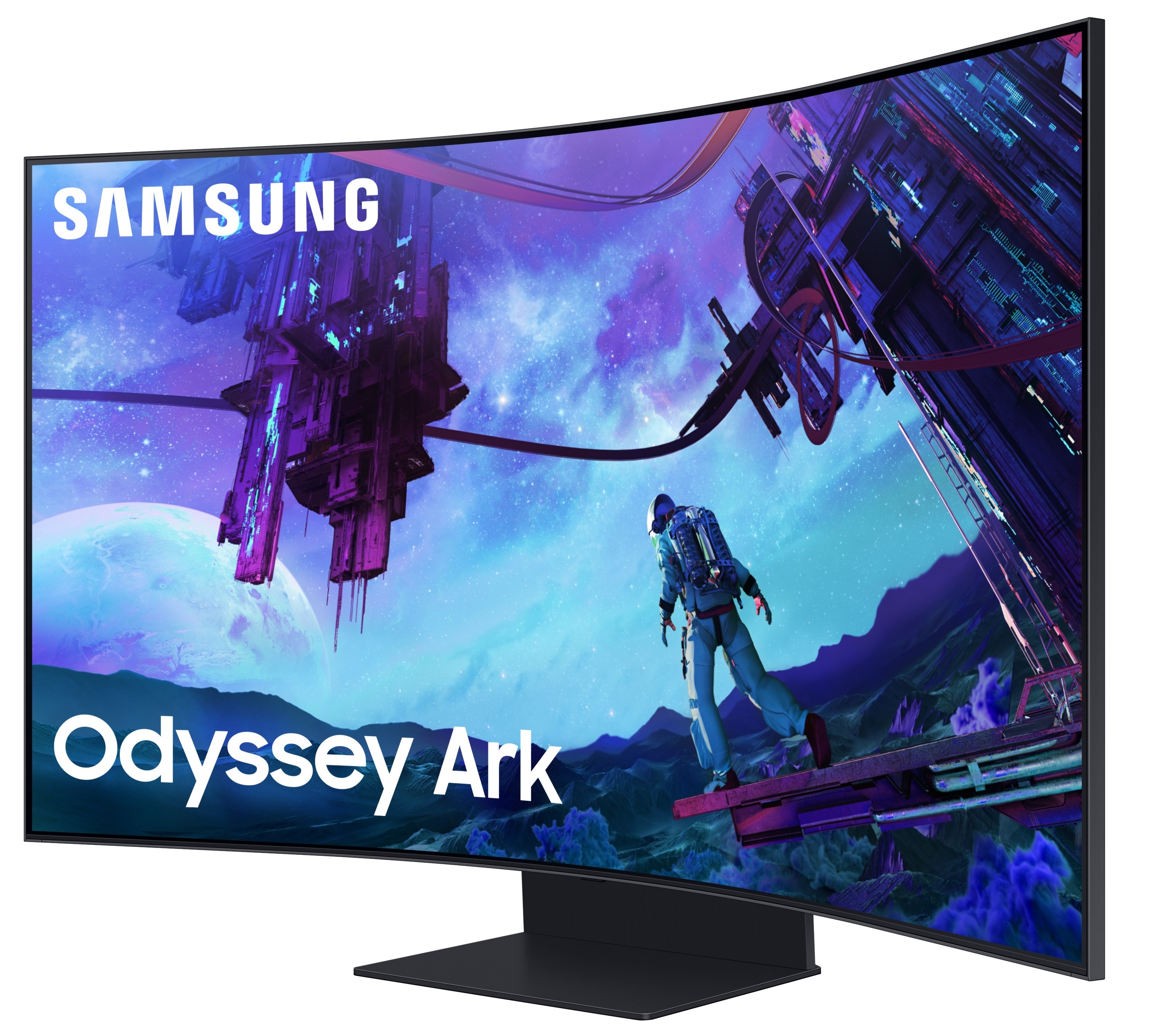 Монітор Samsung 55" Odyssey Ark G97NC (LS55CG97WNIXUA) VA Black Curved