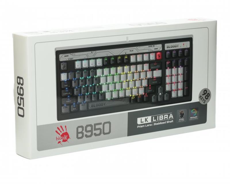 Клавіатура A4Tech Bloody B950 RGB Warrior Grey