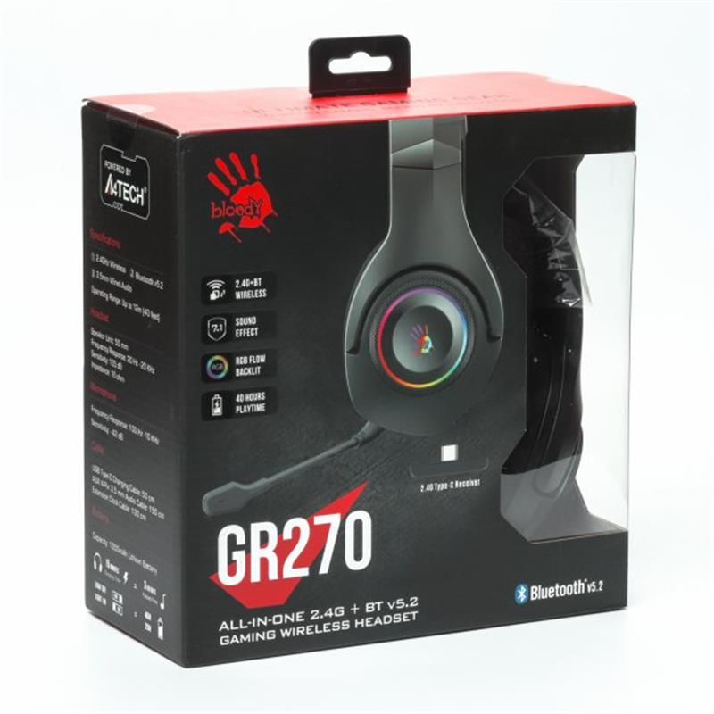 Гарнітура A4Tech Bloody GR270 Black