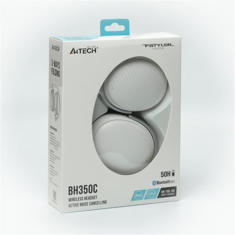 Bluetooth-гарнітура A4Tech Fstyler BH350C White