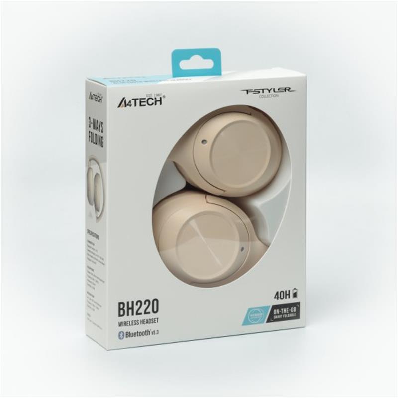 Bluetooth-гарнітура A4Tech Fstyler BH220 Beige