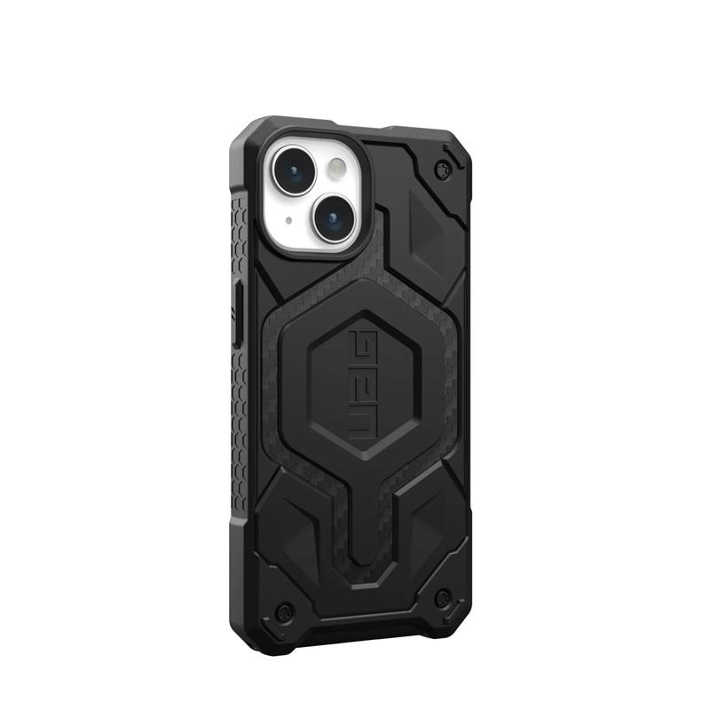 Чeхол-накладка Urban Armor Gear Monarch Pro Magsafe для Apple iPhone 15 Carbon Fiber (114219114242) Чeхол-накладка Urban Armor Gear Monarch Pro Magsafe для Apple iPhone 15 Carbon Fiber (114219114242)