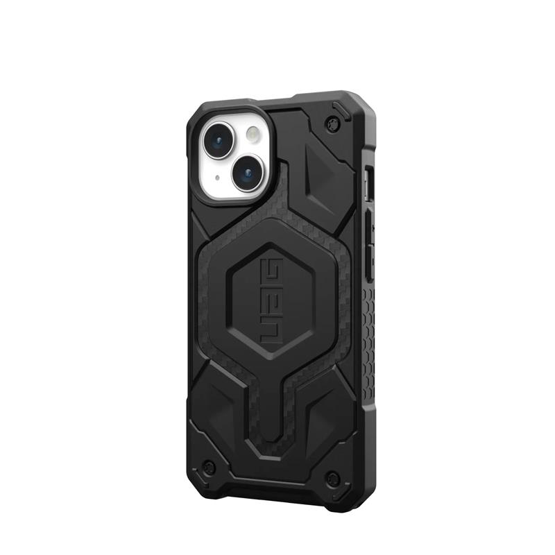 Чeхол-накладка Urban Armor Gear Monarch Pro Magsafe для Apple iPhone 15 Carbon Fiber (114219114242) Чeхол-накладка Urban Armor Gear Monarch Pro Magsafe для Apple iPhone 15 Carbon Fiber (114219114242)