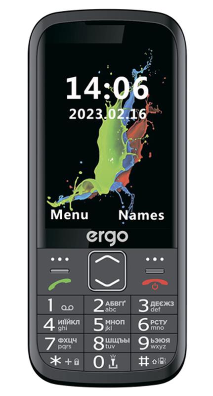 Мобiльний телефон Ergo R351 Dual Sim Black