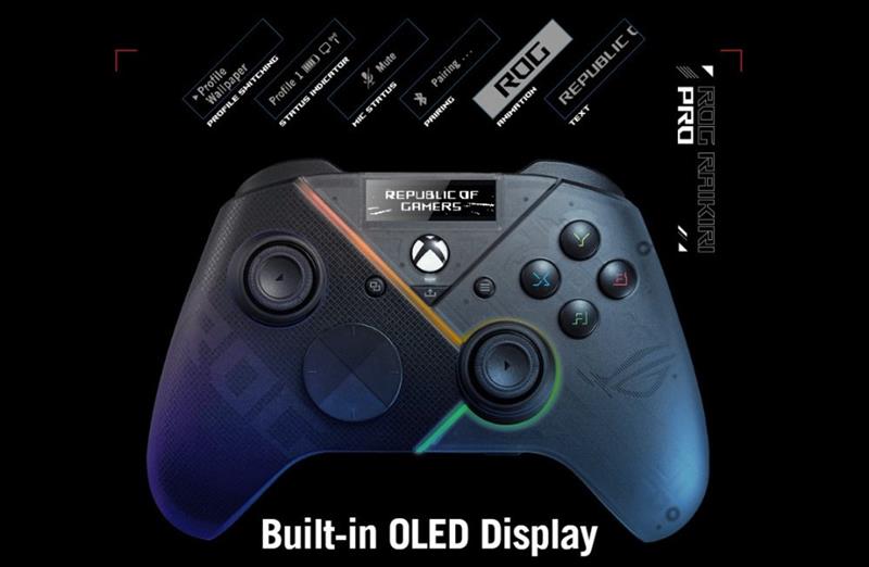 Геймпад Asus ROG Raikiri Pro Black (90GC00W0-BGP000) Геймпад Asus ROG Raikiri Pro Black (90GC00W0-BGP000)