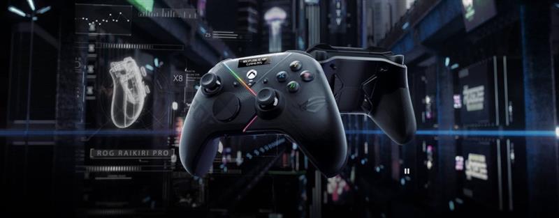 Геймпад Asus ROG Raikiri Pro Black (90GC00W0-BGP000) Геймпад Asus ROG Raikiri Pro Black (90GC00W0-BGP000)