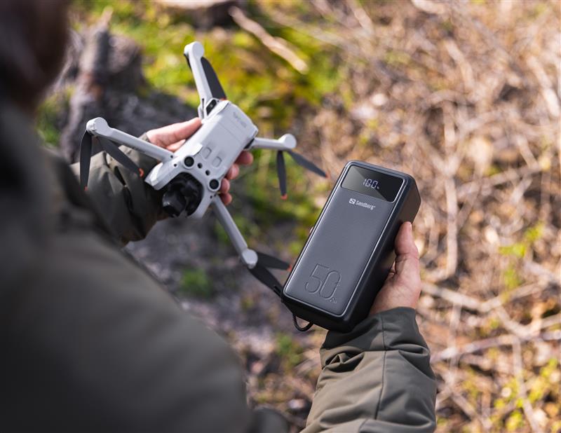 Универсальная мобильная батарея Sandberg Powerbank 50000mAh, USB-C PD 130W, Black (420-75) Универсальная мобильная батарея Sandberg Powerbank 50000mAh, USB-C PD 130W, Black (420-75)