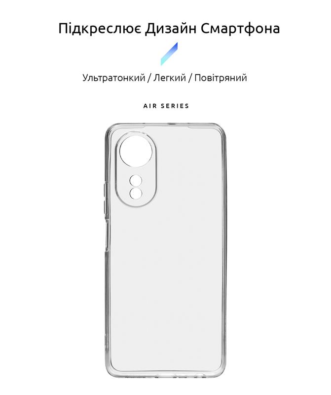 Чохол-накладка Armorstandart Air для Oppo A58 4G Camera cover Transparent (ARM70650)