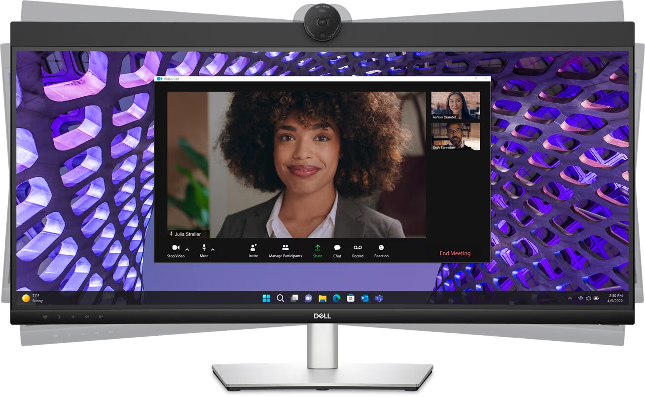 Монітор Dell 34" P3424WEB (210-BFOB) IPS Black/Silver Curved