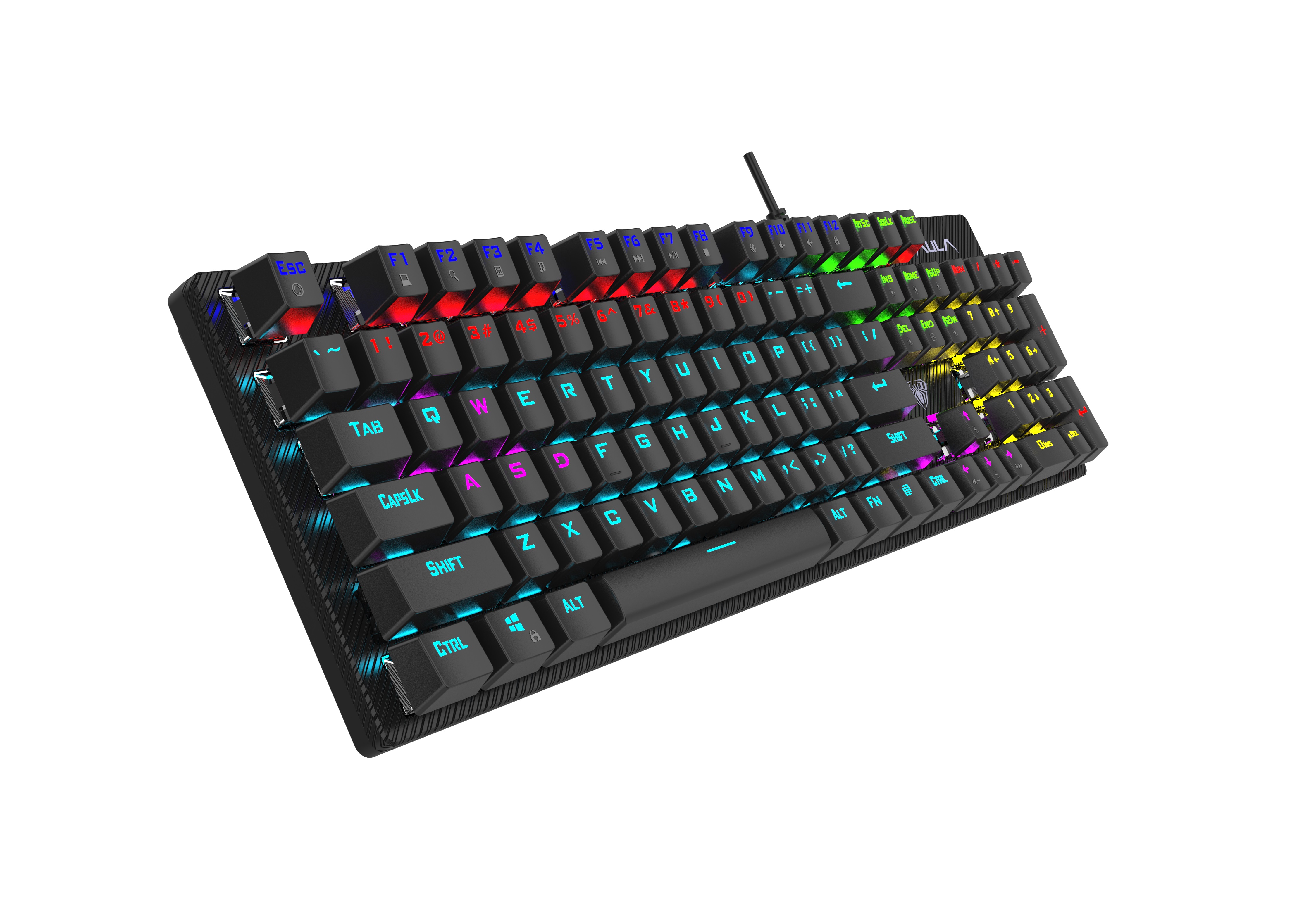 Клавіатура Aula Mechanical S2022 Black keycaps, blue switch (6948391202235)