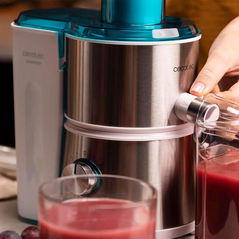 фото Соковитискач центробіжний Cecotec Juice&Fresh 400 Titan White (CCTC-04154)