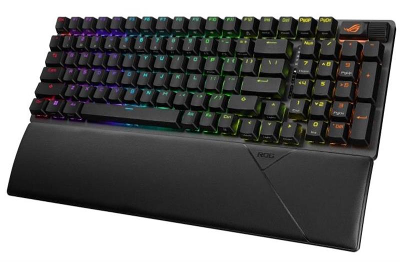 Клавіатура бездротова Asus ROG Strix Scope II 96 RGB NX Wireless Black (90MP037A-BKUA01) 