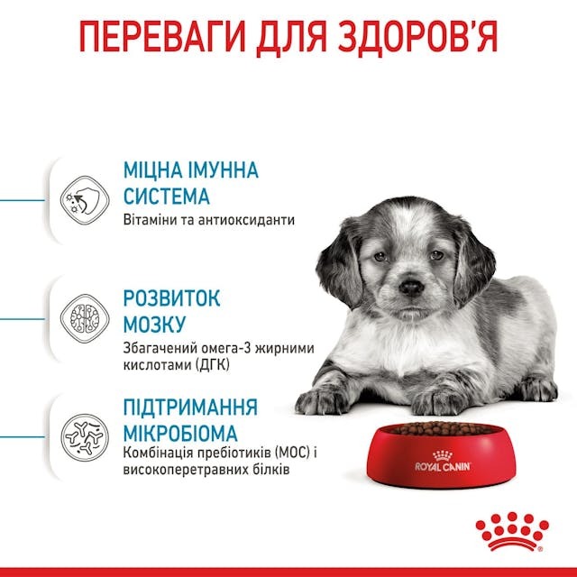 Сухий корм для собак Royal Canin Medium Puppy 15 кг (30031501)