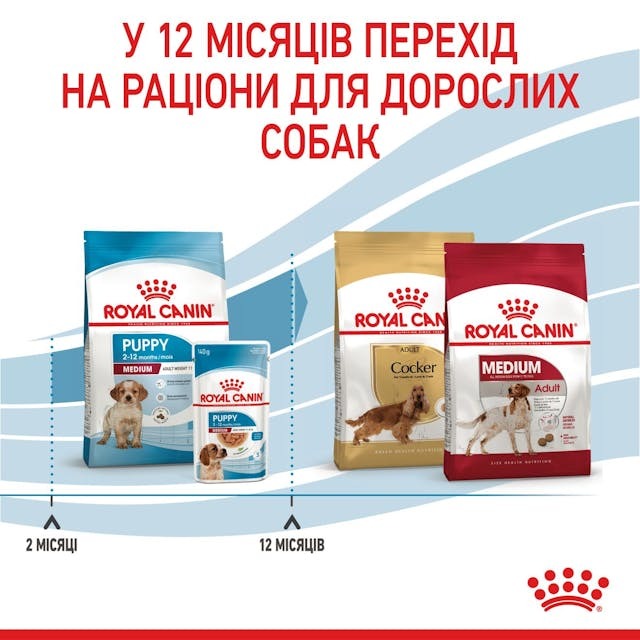 Сухий корм для собак Royal Canin Medium Puppy 15 кг (30031501)