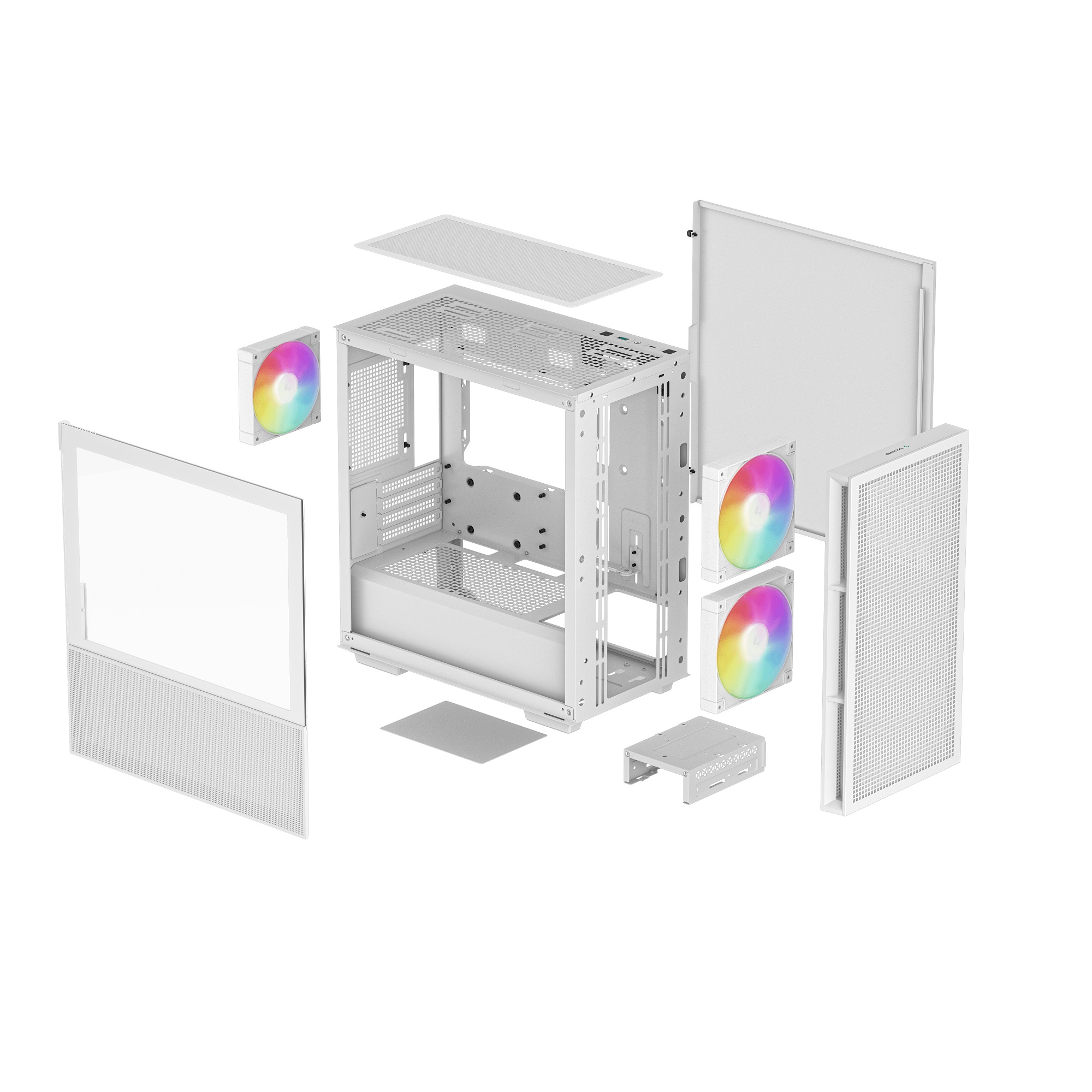 Корпус DeepCool CH360 White (R-CH360-WHAPE3-G-1) без БЖ