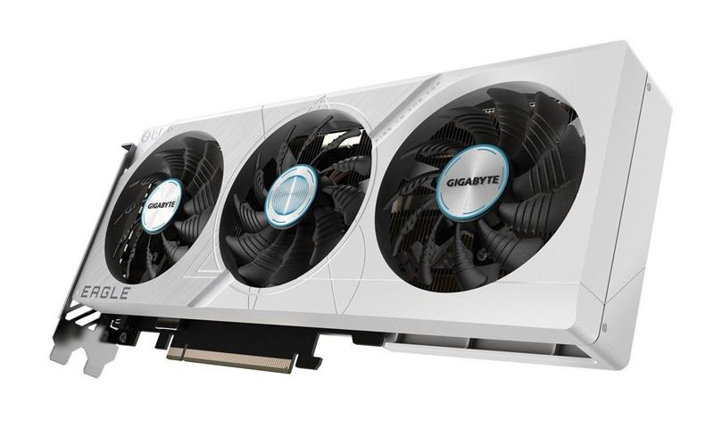 Відеокарта GF RTX 4060 Ti  8GB GDDR6 Eagle OC Ice Gigabyte (GV-N406TEAGLE OC ICE-8GD)