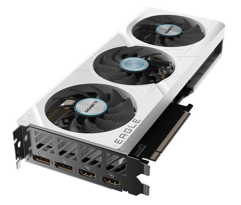 Відеокарта GF RTX 4060 Ti  8GB GDDR6 Eagle OC Ice Gigabyte (GV-N406TEAGLE OC ICE-8GD)