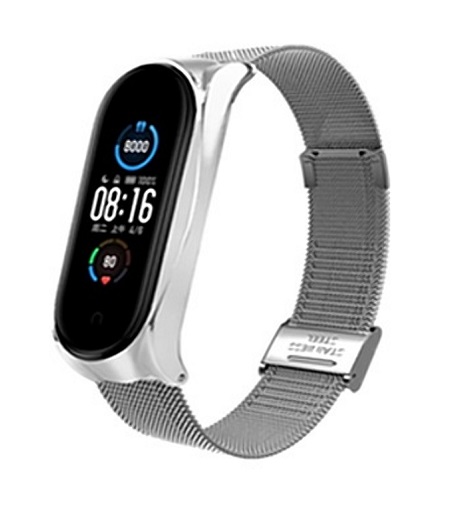 Ремінець BeCover Metal для Xiaomi Mi Smart Band 8 Silver (709358)