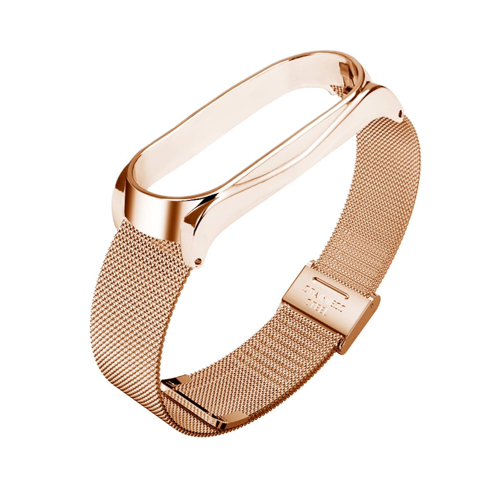 Ремінець BeCover Metal для Xiaomi Mi Smart Band 8 Rose Gold (709360)