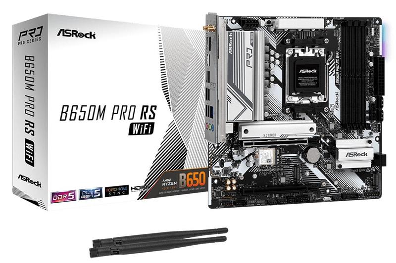 Материнська плата ASRock B650M PRO RS WiFi Socket AM5