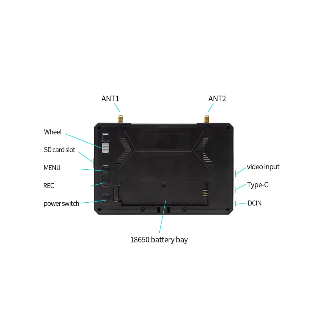 Монітор Skyzone M5 DVR 5.8GHz 48CH L Band (M5F)