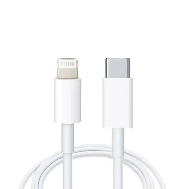 Кабель Apple Woven Charge USB Type-C - Lightning плетений білий