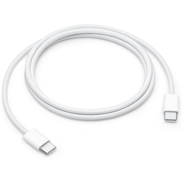 Кабель Apple Woven Charge USB-C - USB-C плетений дизайн 1 м білий