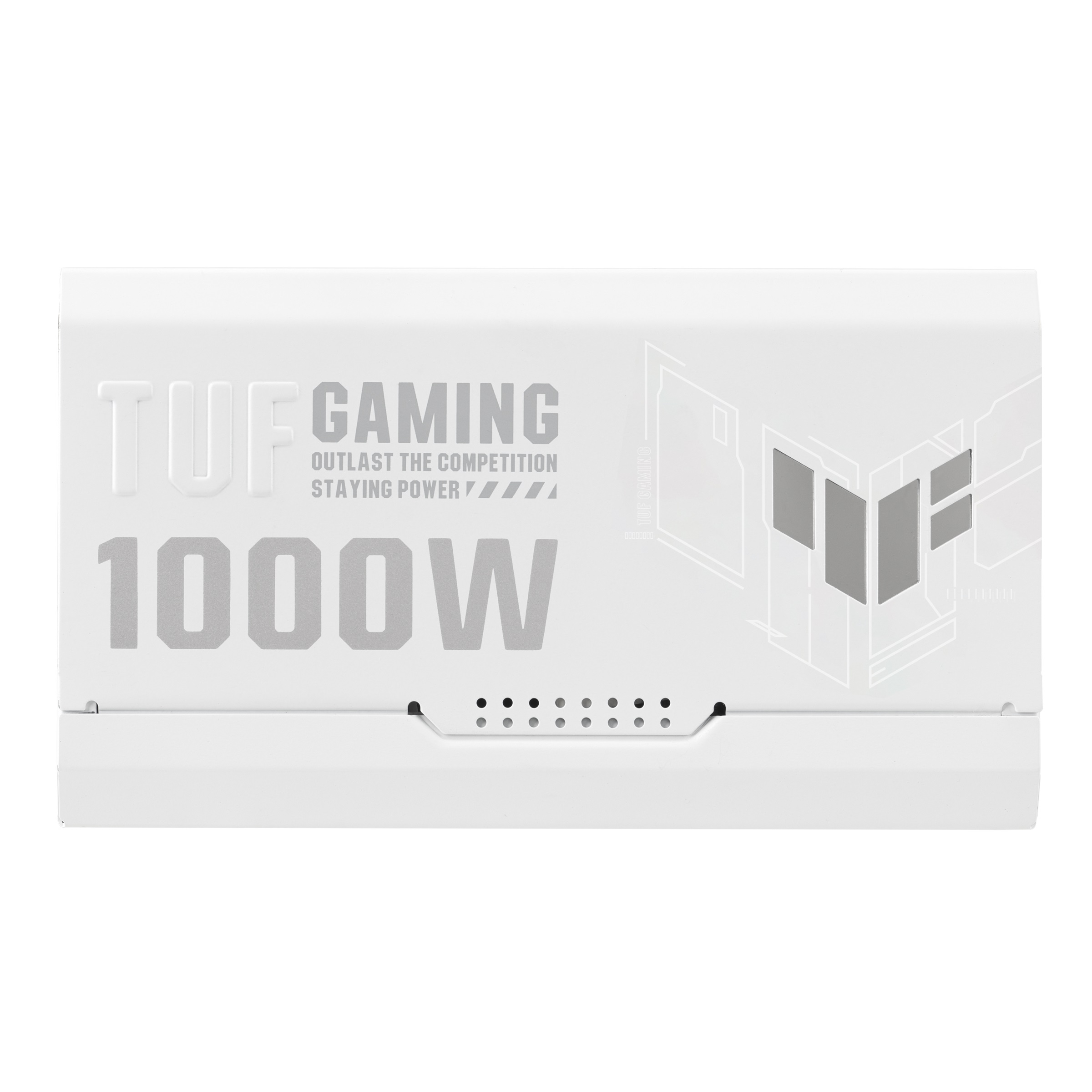 Блок живлення Asus TUF-GAMING-1000G-WHITE PCIE5 1000W Gold (90YE00S5-B0NA00)