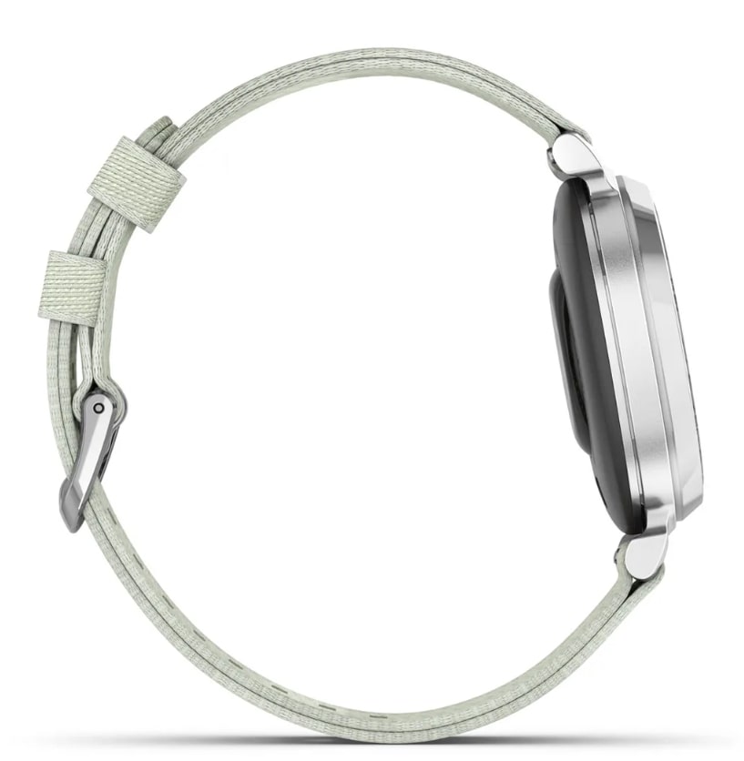 Смарт-годинник Garmin Lily 2 Silver with Sage Gray Nylon Band (010-02839-63)