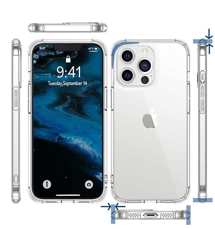 Чохол-накладка BeCover Anti-Shock для Apple iPhone 13 Pro Clear (706981)