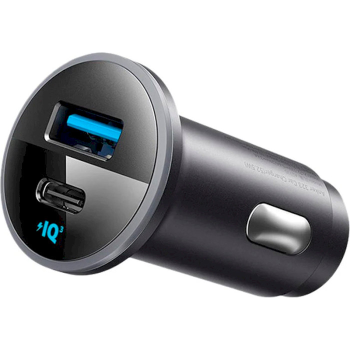 Автомобільний зарядний пристрій Anker PowerDrive 323 Black (A2735G11)