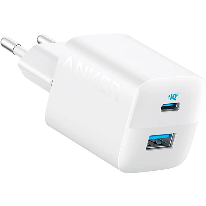 Мережевий зарядний пристрій Anker PowerPort 323 33Вт Білий