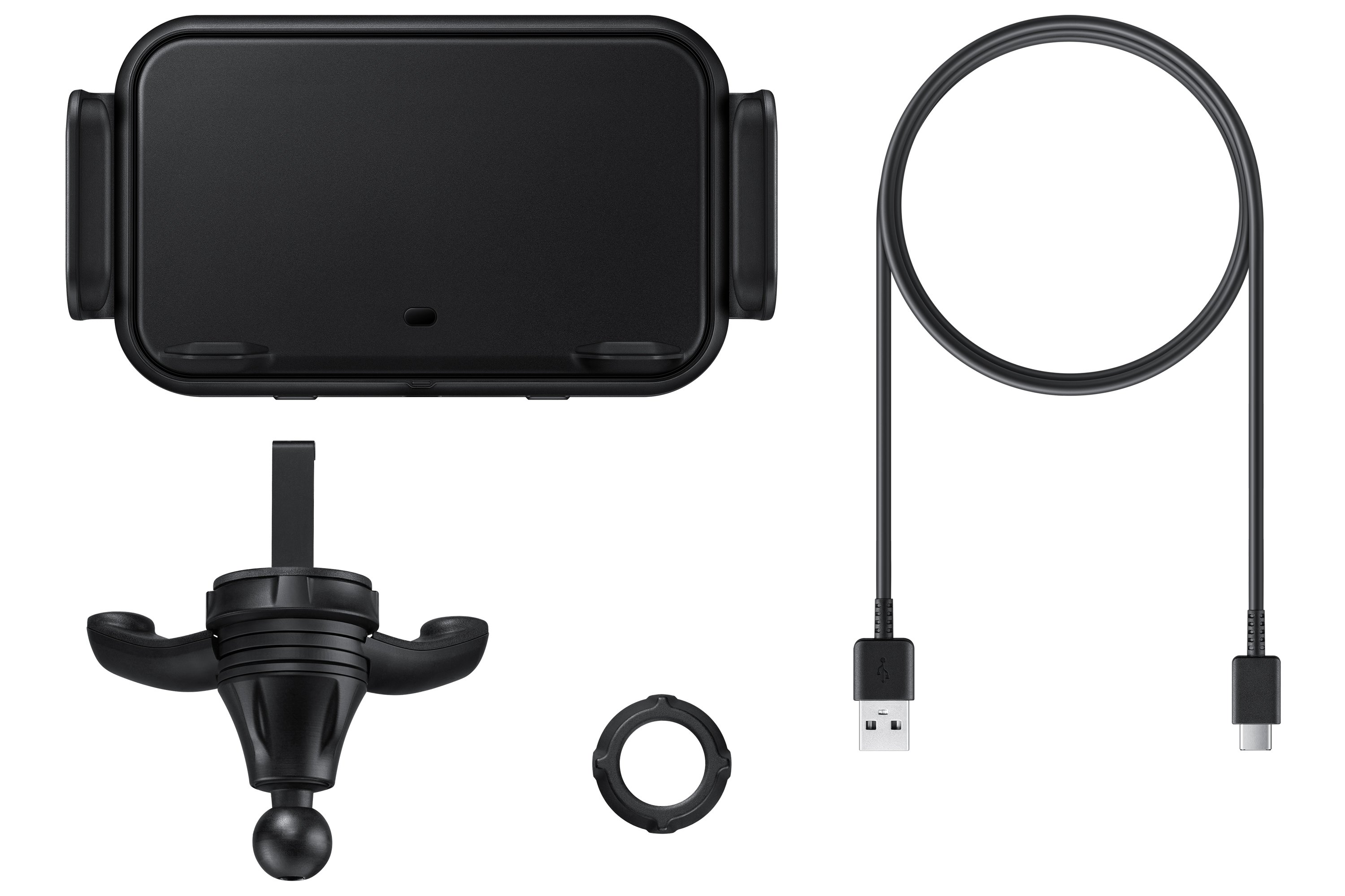 Тримач автомобільний Samsung Wireless Car Charger Black (EP-H5300CBRGRU)