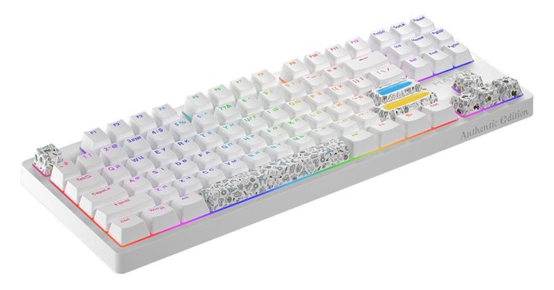 Клавіатура Hator Rockfall 2 Mecha TKL Authentic Edition White (HTK-531)